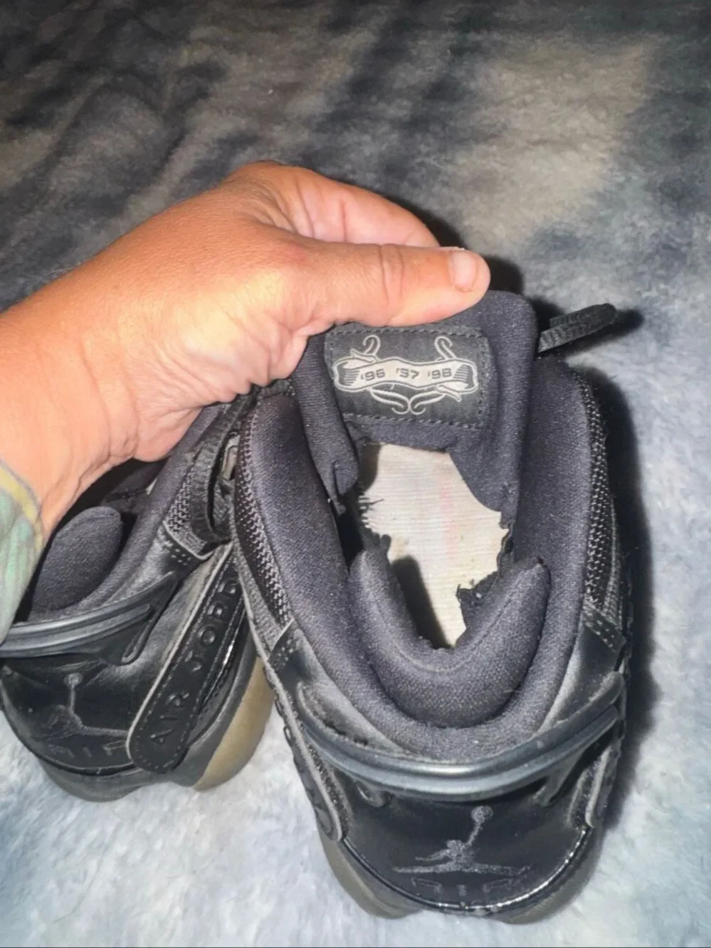 Nike Air Jordan 6 rings sneakers size 7.5